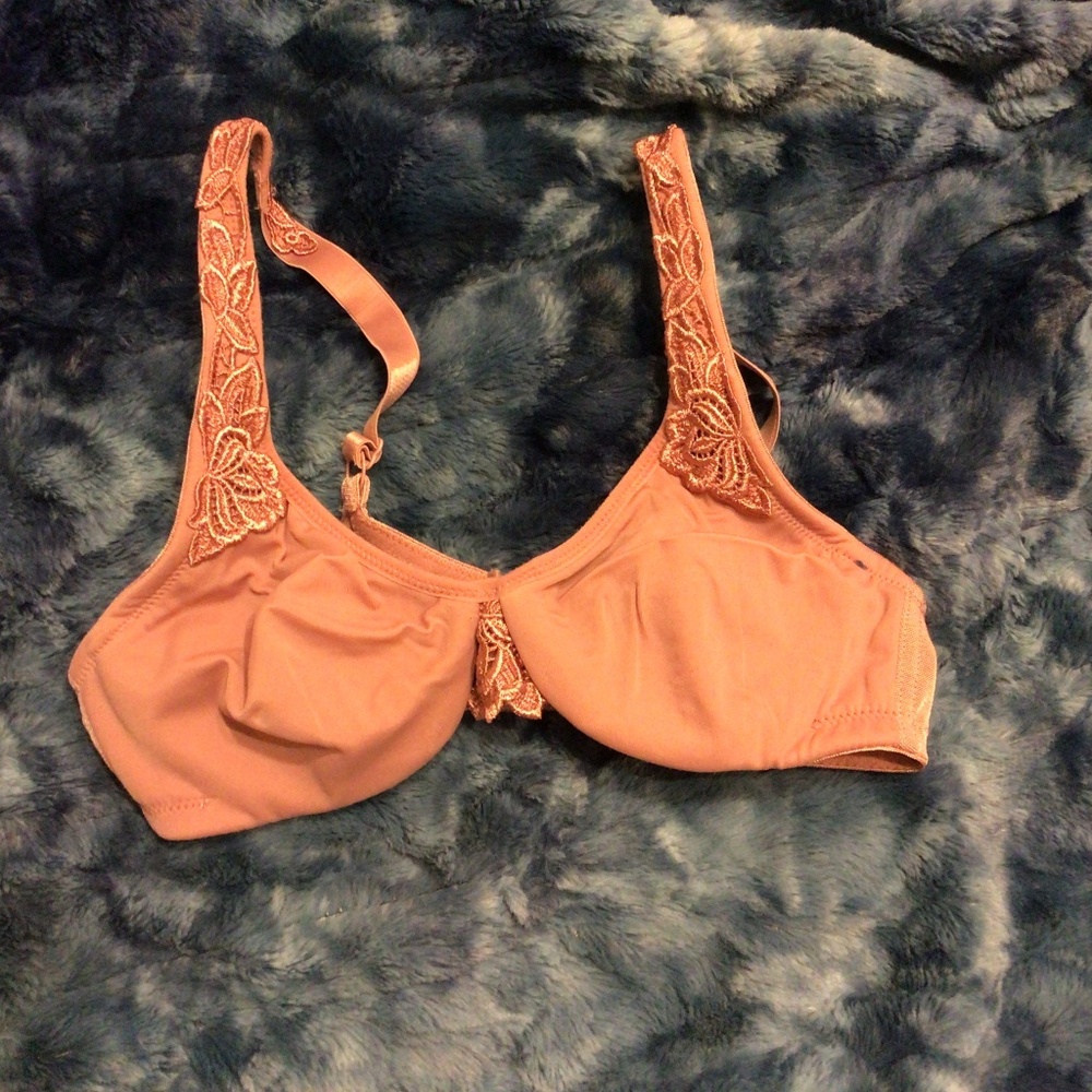 Barely Breezies non padded pink bra 32a